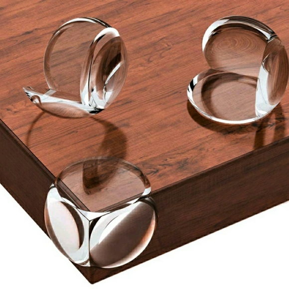 18 pcs clear corner shaped,circle. - Picture 3 of 7